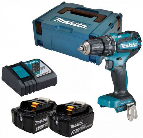 Makita DHP485RFJ Perceuse visseuse a percussion Li-ion Li-ion (2x3,0Ah/18V) Makpac