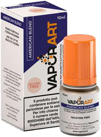 VaporArt American Blend Liquido Pronto 10ml Tabacco