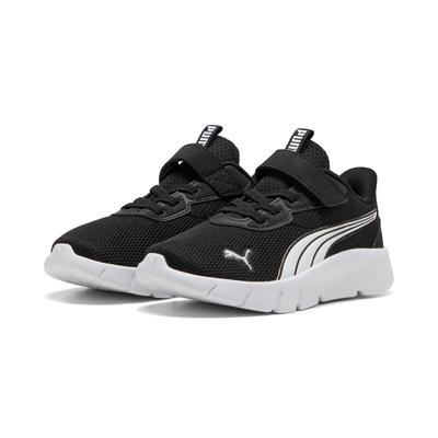 Sneaker PUMA "FLEXFOCUS MODERN AC PS", Mädchen, Gr. 35, puma schwarz, puma weiß, Textil, Schuhe Sneaker, mit atmungsaktivem Mesh-Obermaterial, leichtes Tragegefühl