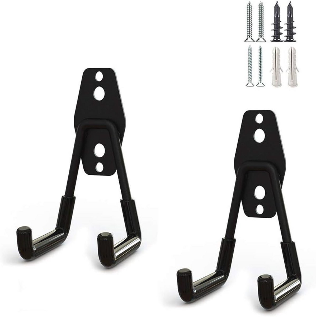 Garage Opslag Haken - 2 stuks Metalen Tools Organizer