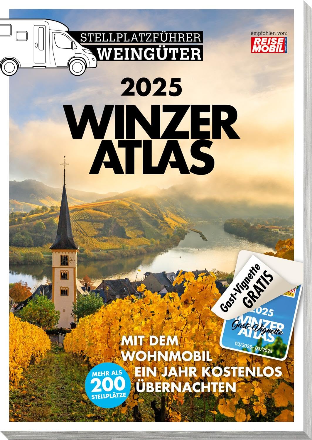 WINZERATLAS 2025: Stellplatzführer Weingüter - Preis vom 09.10.2026 07:28:09 h