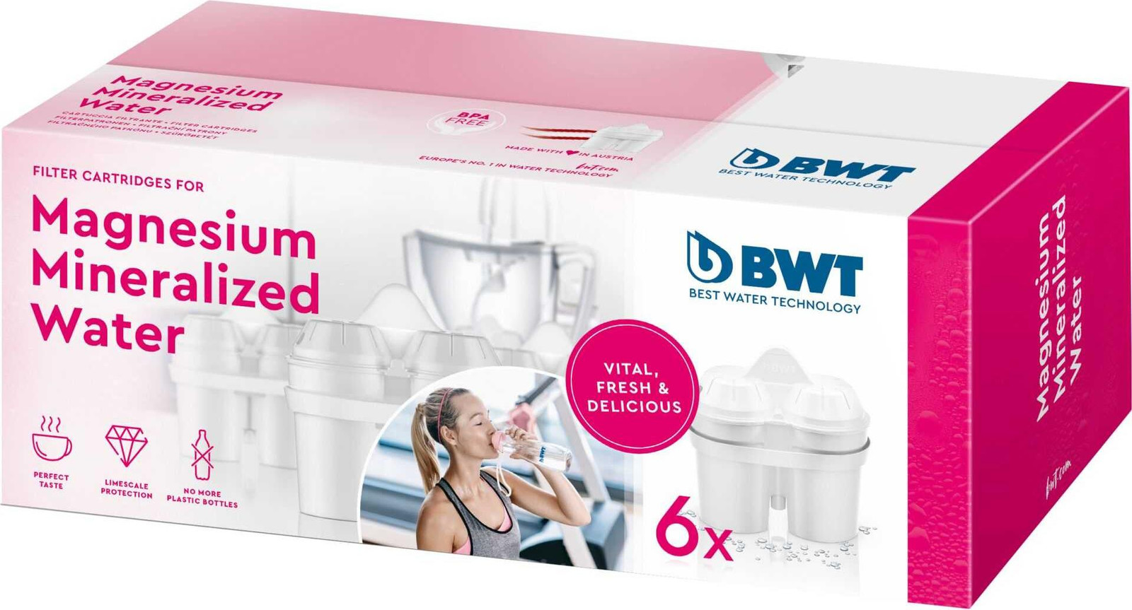 BWT Longlife filtercartridges, wit, 1x6 stuks