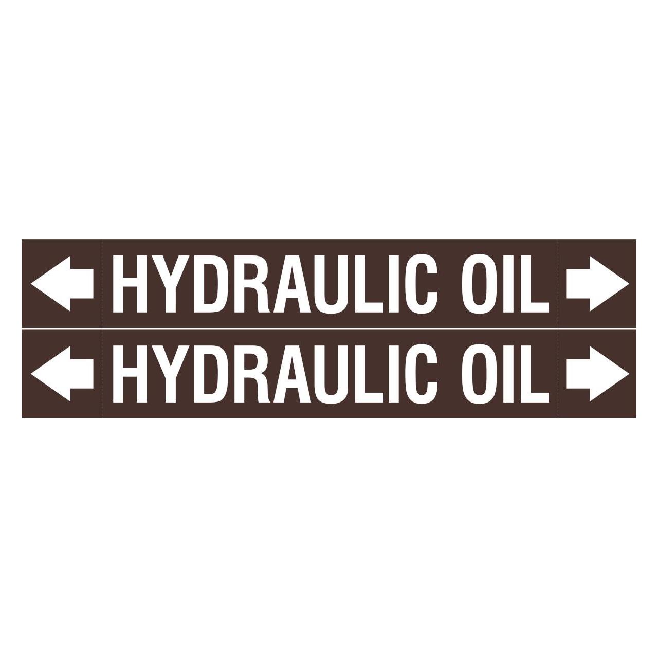 Brady ASME - Rohrmarkierer - Hydraulic Oil (ASMEPM-50X345MM-HYDRAULIC OIL)