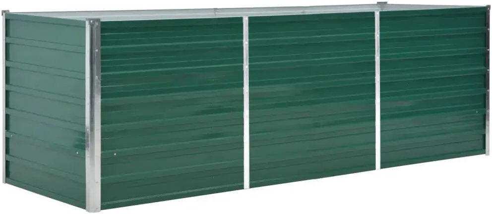 Freeport Park Outdoor Planter Box Green 77cm H x 240cm W x 80cm D