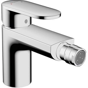 hansgrohe Bidet-Armatur Vernis Blend, verchromt, mit Ablaufgarnitur & Zugstange, aus Messing