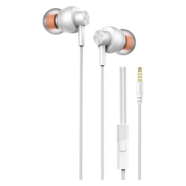 S-Link Fülhallgató - SL-KU180 (3,5 Jack, mikrofon, fehér) (Kabelgebunden) (PERSLISL-KU180)