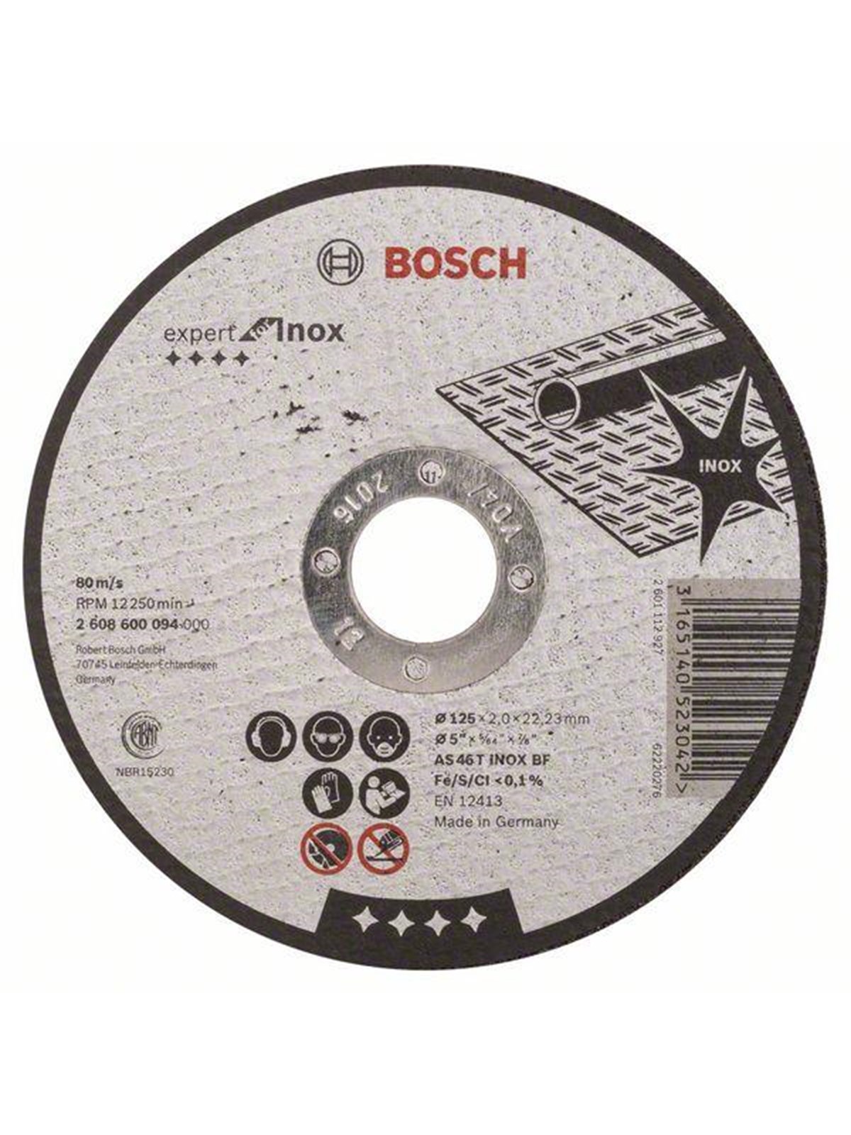 Bosch Angle Grinder Cutting Disc 125mm