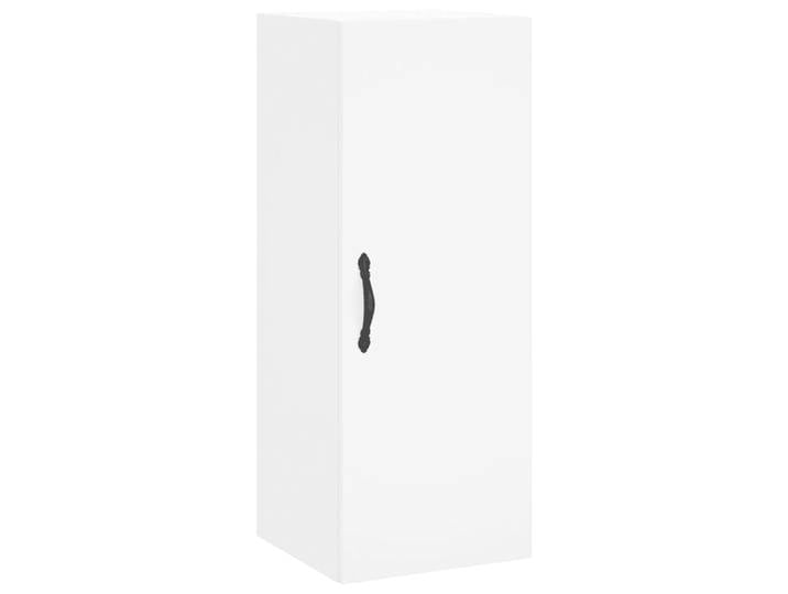 Armoire murale design contemporain 34 x 34 x 90 cm bois blanche