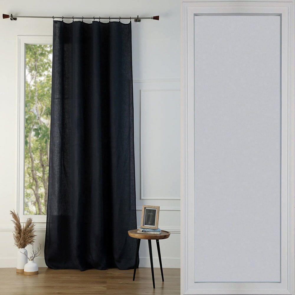 Febronie Cortina lino 140x290 carbón
