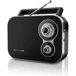 Muse M-051 R (FM, MW), Radio, Schwarz