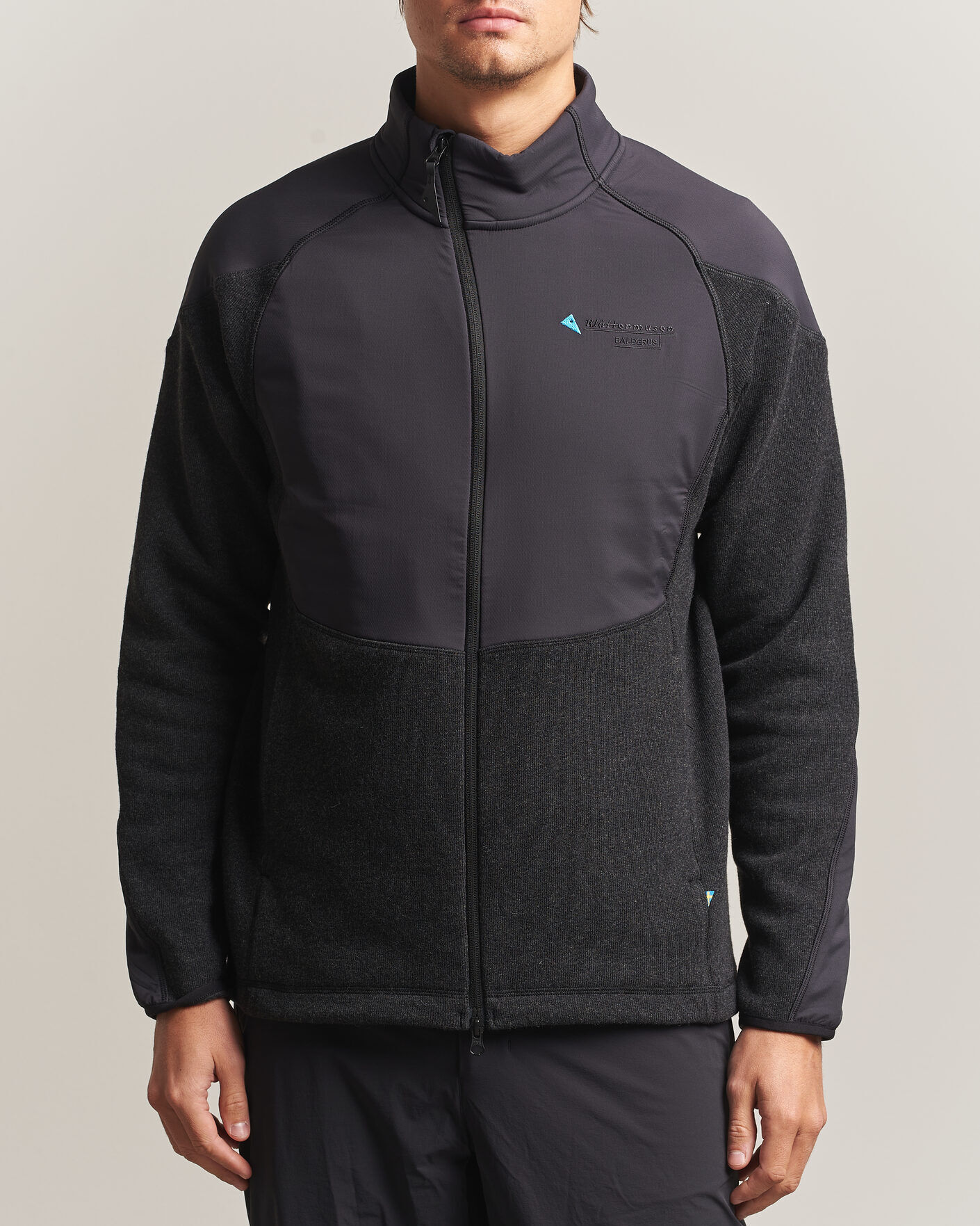 Klättermusen Balderus Wool Fleece Hood Jacket Black men S Sort