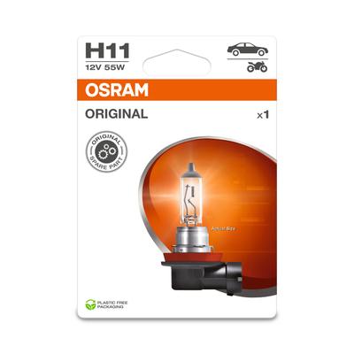 OSRAM Glühlampe, Fernscheinwerfer Original H11 12V Einzelblister 64211-1BL