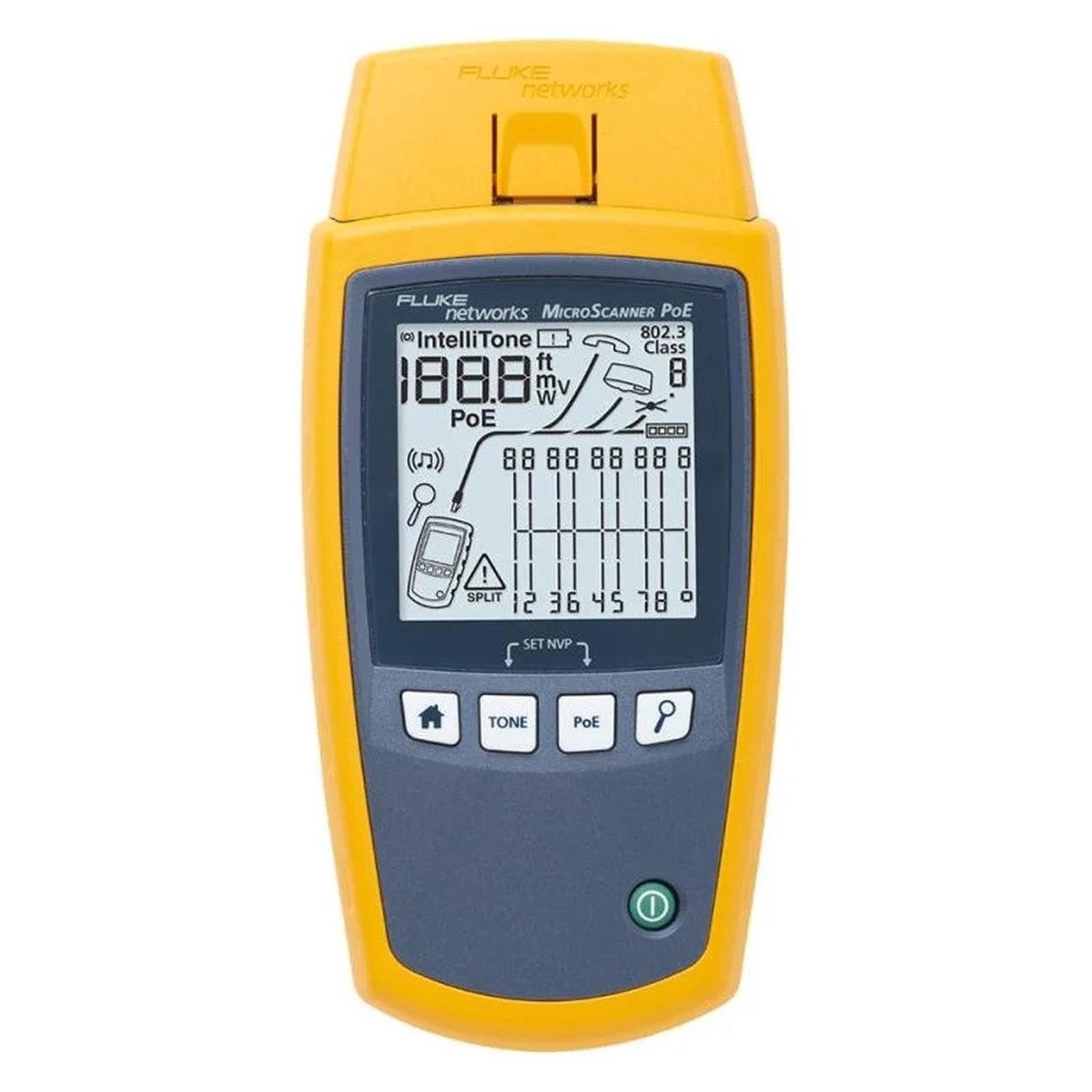 Fluke Der PoETester MicroScanner der für den Verkabelungstechniker entwickelt wurde (Kabeltester) (5018508)