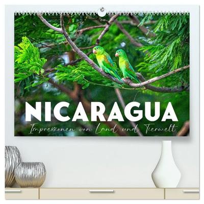 Nicaragua - Impressionen von Land und Tierwelt. (hochwertiger Premium Wandkalender 2027 DIN A2 quer), Kunstdruck in Hochglanz