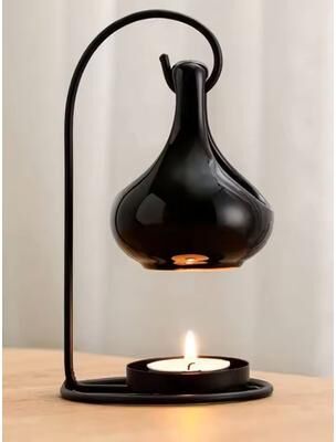 Inspire Select Stylish Wax Melt & Tealight Oil Burner Aroma Diffuser Home Decor brown