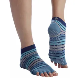 Gaiam Zehenlos No-Slip Yoga-Socken Skyline