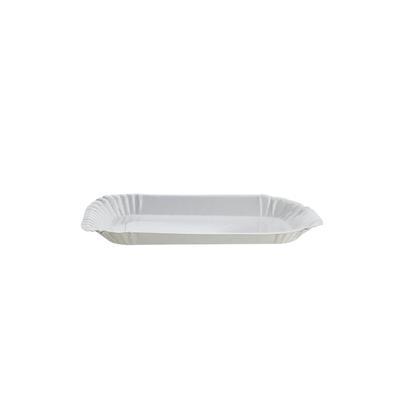 DayBays 250 Stk. Pommes-Schalen KU60 ca. 15x23x2 cm laminiert weiß ohne Beschichtung