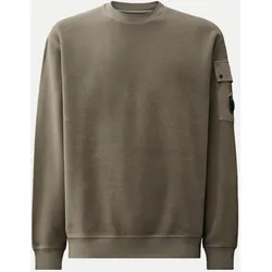Sweatshirt mit Logo-Linse Braun XXL