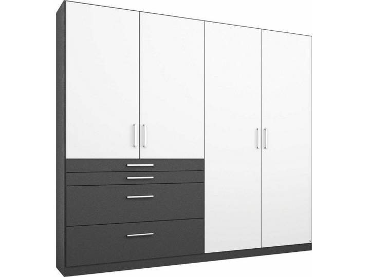 rauch Kleiderschrank Harburg Drehtürenschrank Schlafzimmerschrank mit viel Stauraum oberste Schublade mit praktischer Facheinteilung MADE IN GERMANY