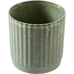 Topf Kunststoff D15,5H15,5cm Recycling Material  - grün
