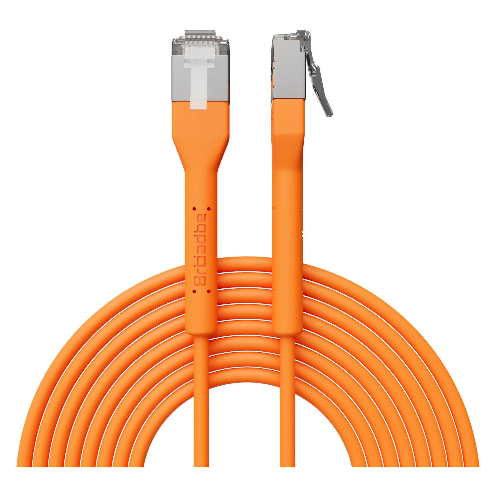 Broadbe Slim Patch Cable 10G Orange 1m Cable-Patch-Cat6A-OR-1M-Slim (CAT6a, 1 m) (Cable-Patch-Cat6A-OR-1M-Slim)
