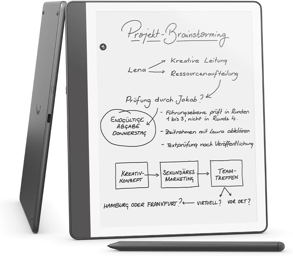 Amazon Kindle Scribe 16GB, Premium-Eingabestift, Tungsten Grey