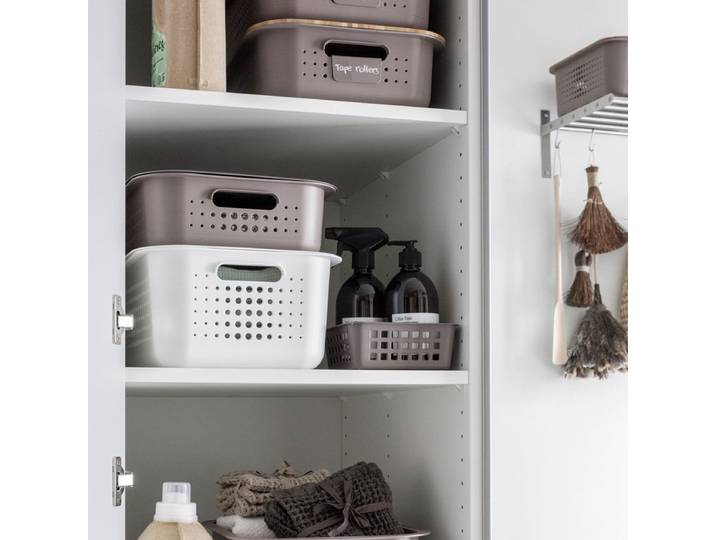 SmartStore - Basket Labelhouder - Polypropyleen - Bruin