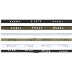 PUMA Unisex Haarband - 6er Pack, HYROX Sportbänder Schwarz/Grün