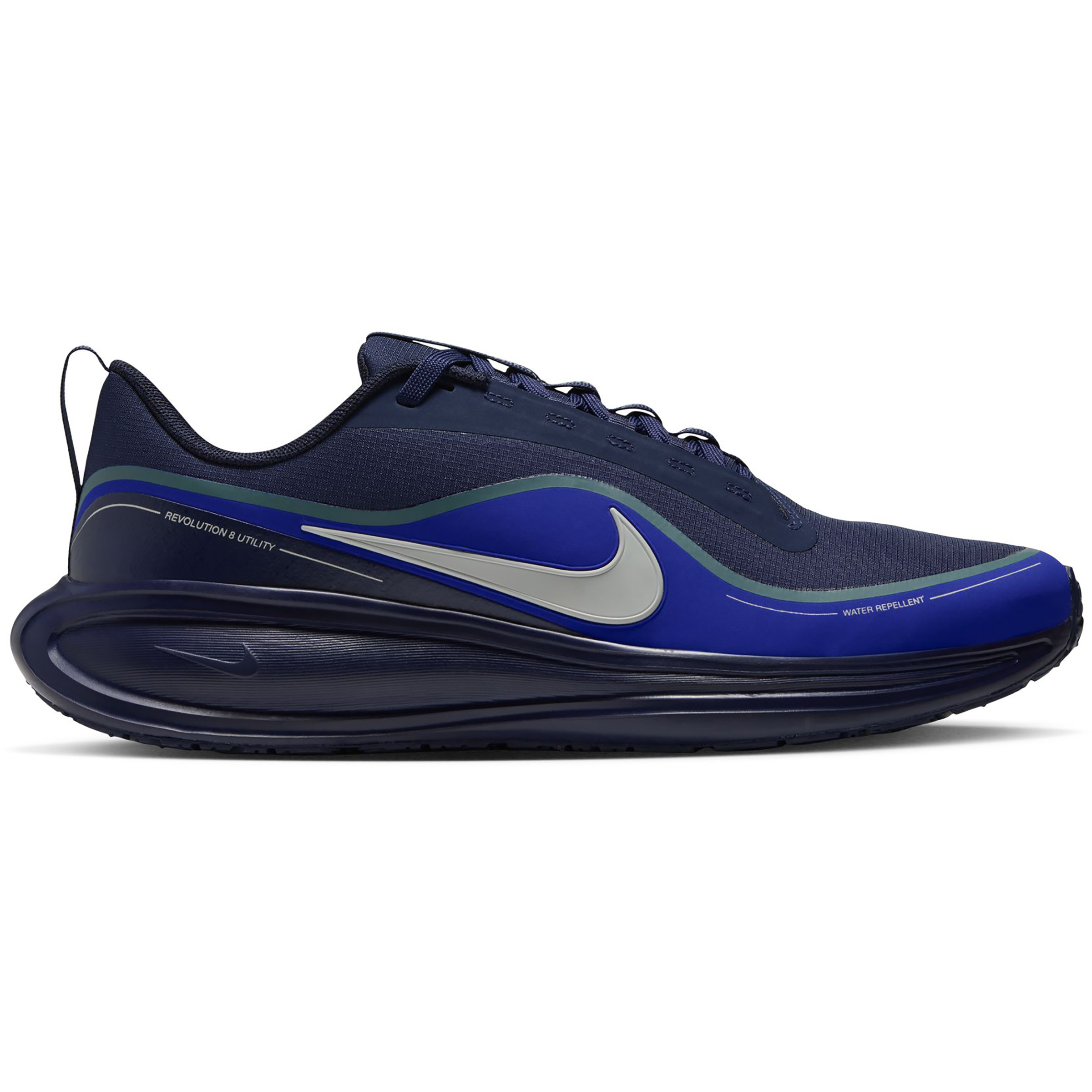 Nike Revolution 8 Ulitiy Herren Laufschuhe blau Größe 42 Laufen Wasserabweisend