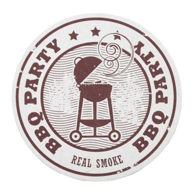 Sovie HORECA Bierdeckel BBQ Party Real Smoke, Ø 10,7 cm, 100 Stück