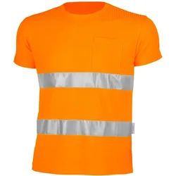 QUALITEX HIGH QUALITY WORKWEAR T-Shirt signal warnorange Damen: 48 Herren: XL