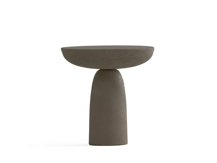 MOGG table basse OLO CIMENT (Anthracite, Ø 50 cm - Ciment)