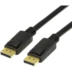 LogiLink CV0119 DisplayPort-Kabel 1 m Schwarz