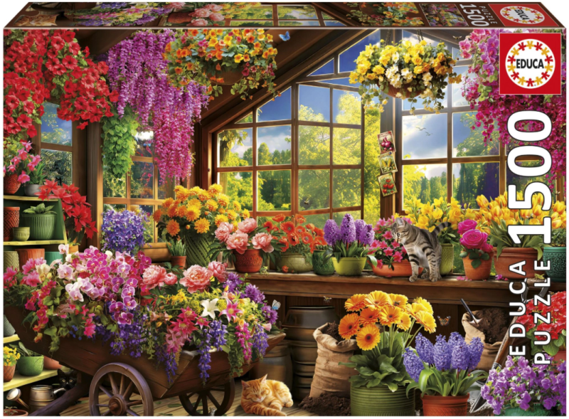 EDUCA BORRAS Puzzle 1500 pcs Cabane de jardin - Educa