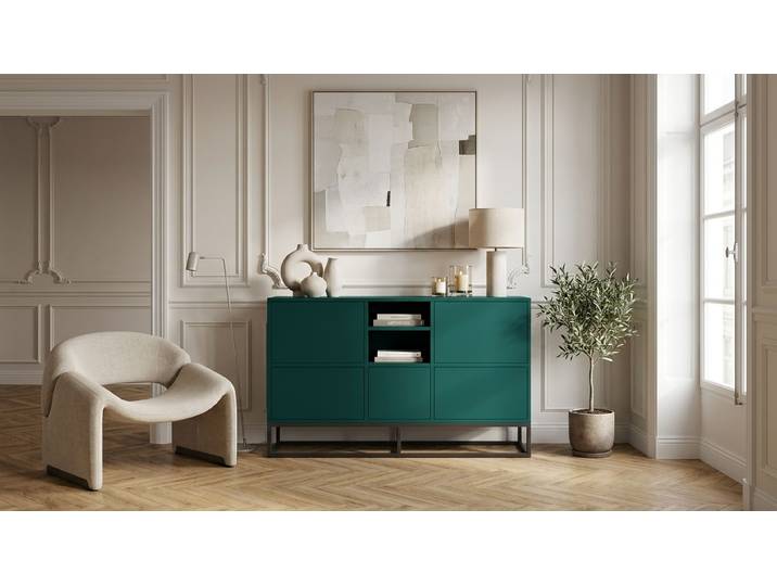 Buffet élégant MDF Peint Vert bleu