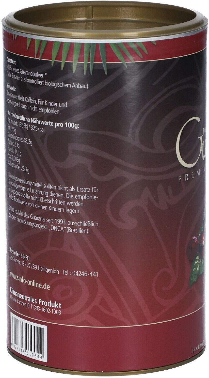 Sinfo Bio Guarana 500 g Pulver