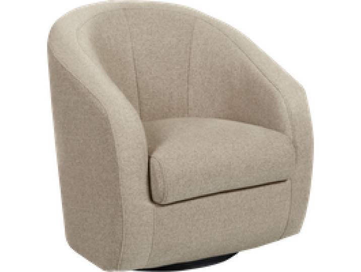 Fauteuil relax pivotant tissu Colin
