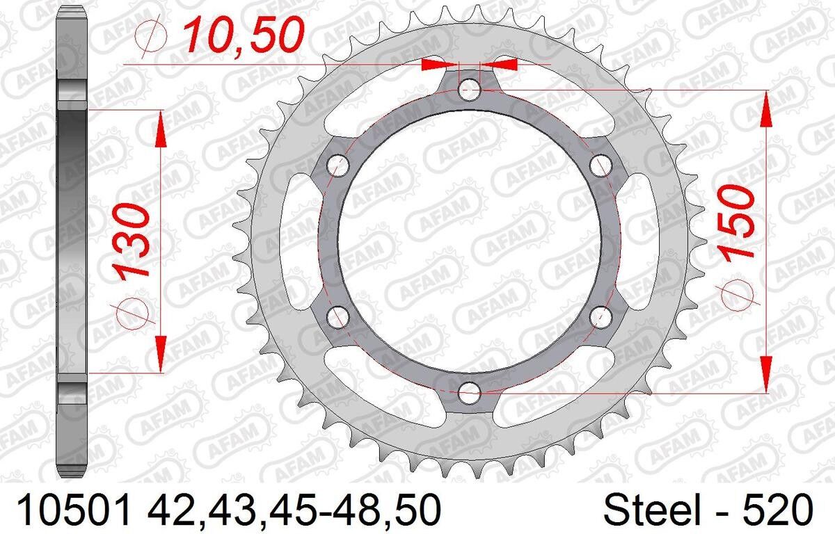 AFAM 10501-46 Chain Sprocket