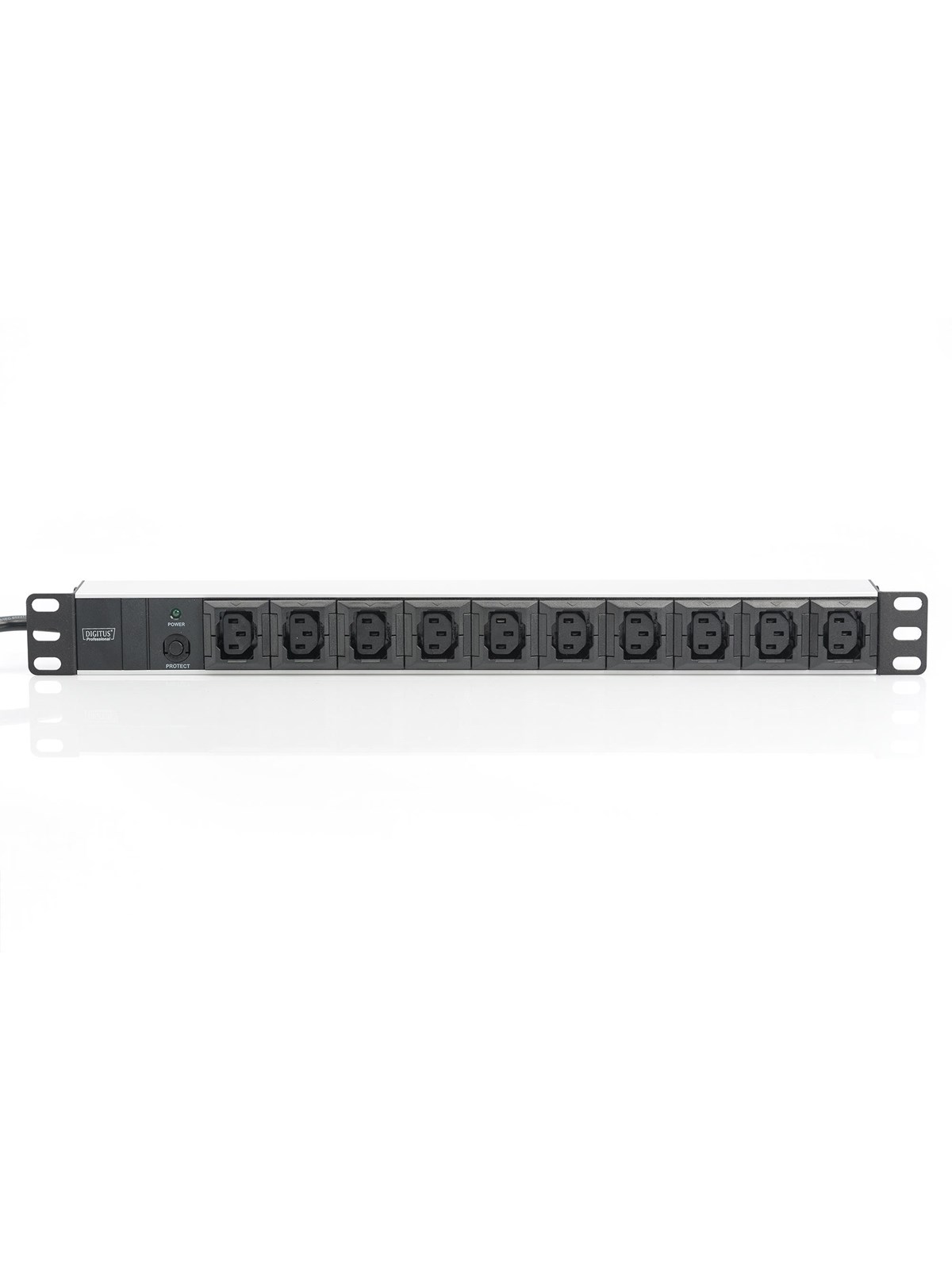 DIGITUS 10-Port - 1U - Aluminum PDU