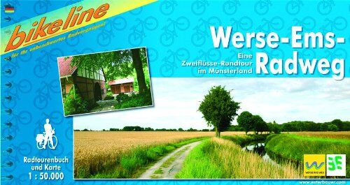 Esterbauer - Werse-Ems Radweg: Eine Zweiflüsse-Rundtour im Münsterland, 1:50 000, wetterfest und reißfest, wetterfest/reißfest - Preis vom 14.10.2026 23:07:16 h