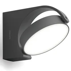 Philips Outdoor Wandleuchte Mimosa in Anthrazit mit neutralweißem Licht IP44