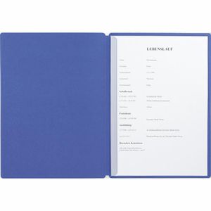 Pagna Solo 22006 Bewerbungsmappe 2 teilig blau A4