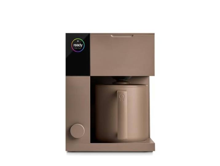 Fellow Aiden Filterkaffeemaschine, Vorprogrammierbar, Höchste Präzision Präzise Temperaturkontrolle, App-Steuerung, Bloom-Funktion, Cold Brew, abnehmbarer Wassertank, 1-10 Tassen, Braun
