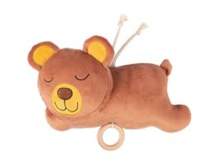 LUPILU® Animal en peluche musical ou jouet à tirer (ours)
