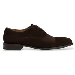 Hackett London für Herren. HMS200073 Woking Oxford Schuhe in Braun (40), Wohnung, Wildleder, Schnürsenkel, Lässig, Klassisch