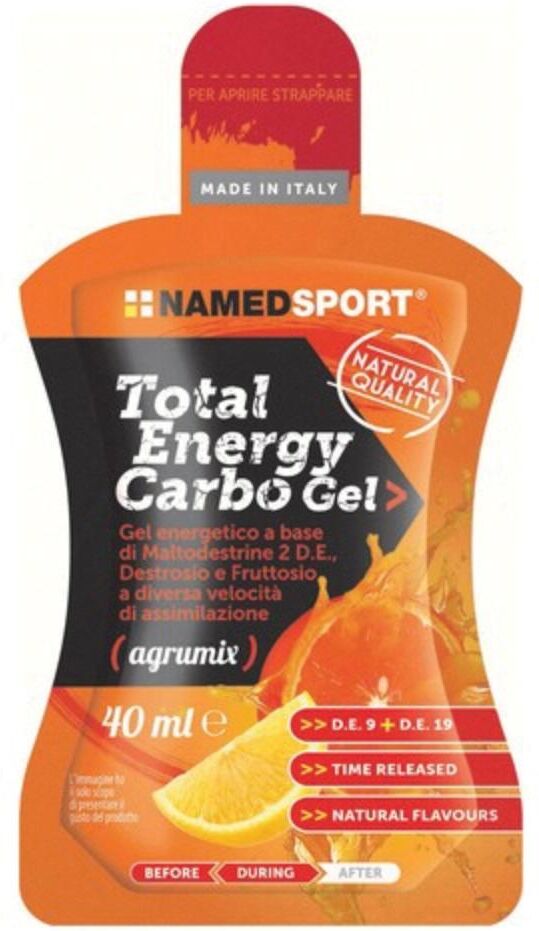 NAMEDSPORT Srl NamedSport, Total Energy Carbo Gel Agrumix, 40 ml