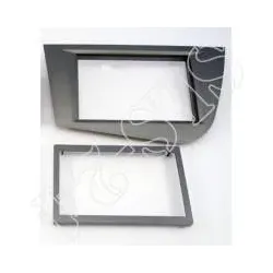 Doppel-DIN 2-DIN Radioblende Seat Leon ab 2008 Autoradio Blende light silver ...