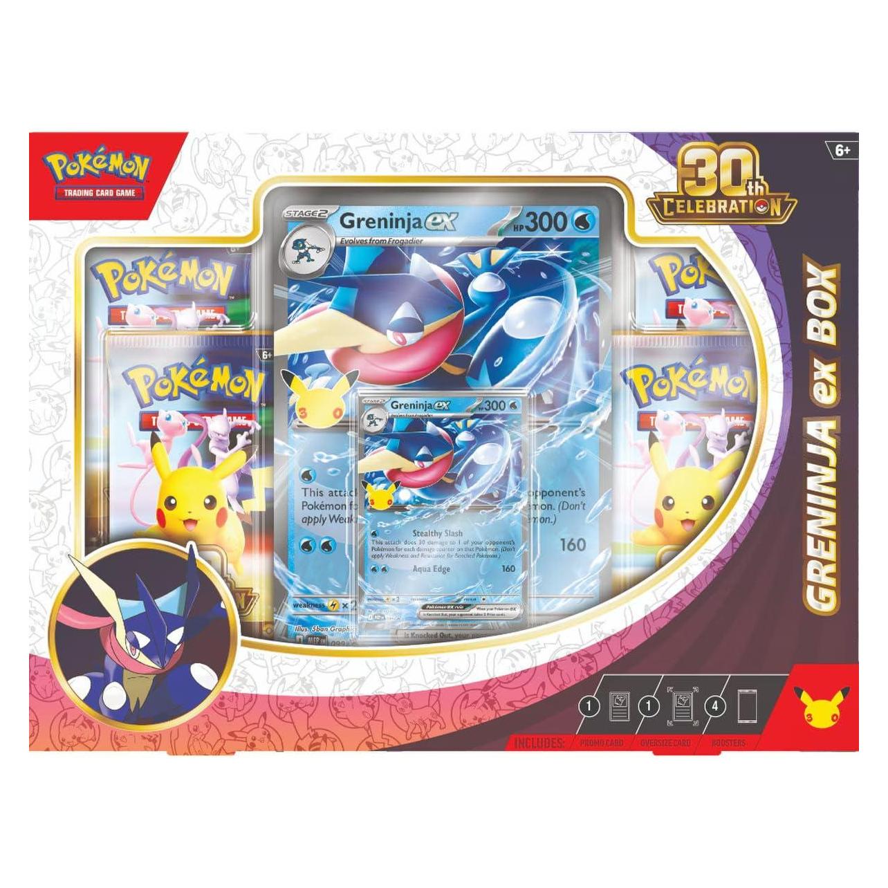 Pokémon -Sammelkartenspiel: Greninja-EX-Box zum 30. Jubiläum / ab 6 Jahren (Box Set & Collection) (PCI10463-114)