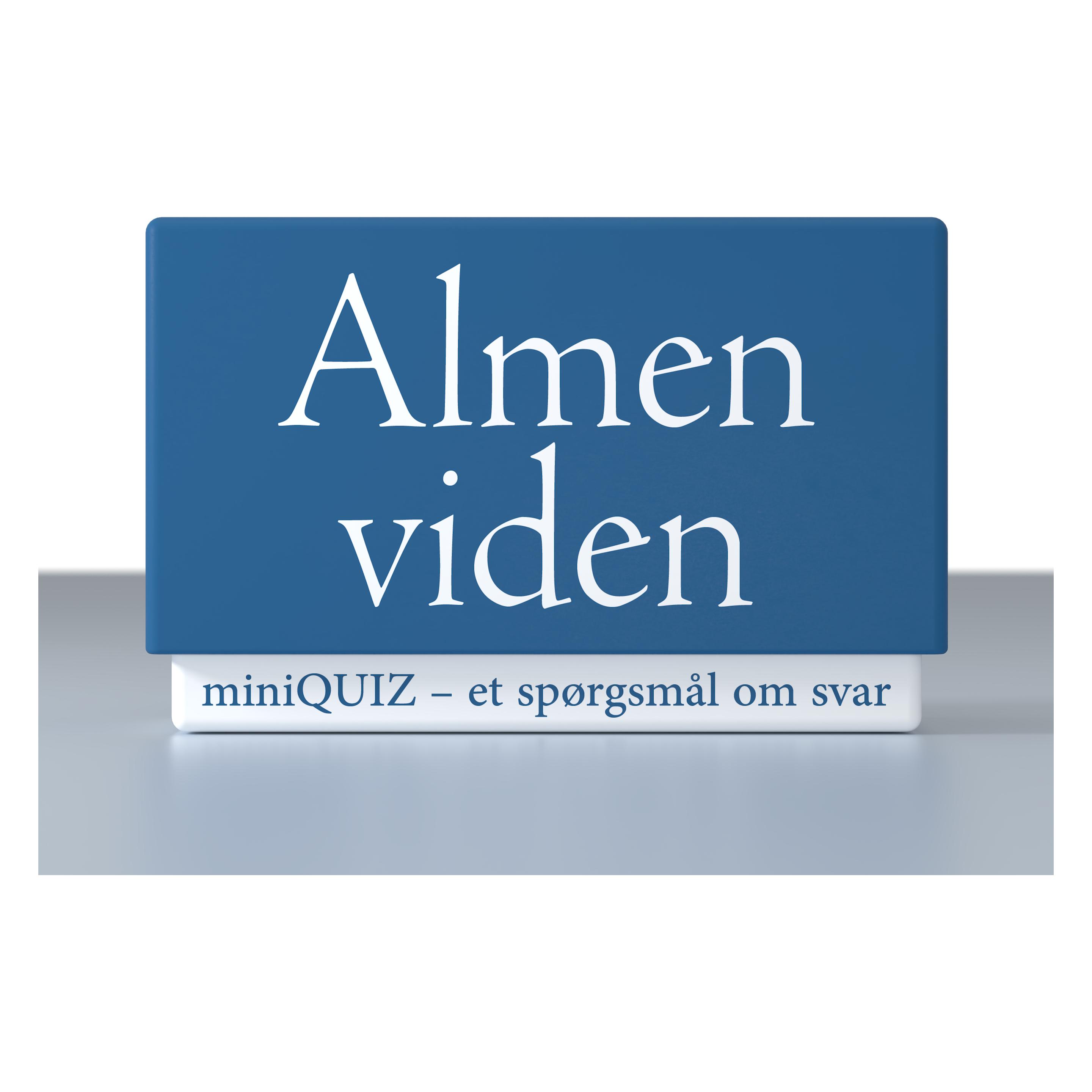 Game miniQUIZ - Almen viden (Dänisch) (1291019)