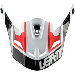 Leatt, Motorradhelm Zubehör, Schild weiss-schwarz M-2XL